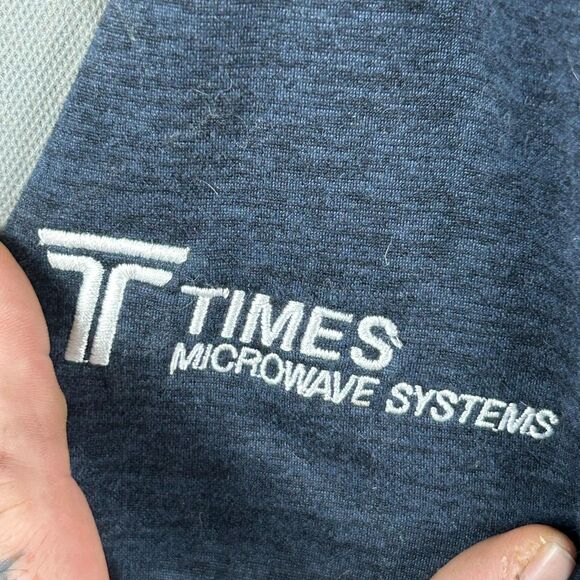 The North Face Men's Activewear Fleece Jacket XL Full-Zip Blue Heathered Quarter - Picture 4 of 7